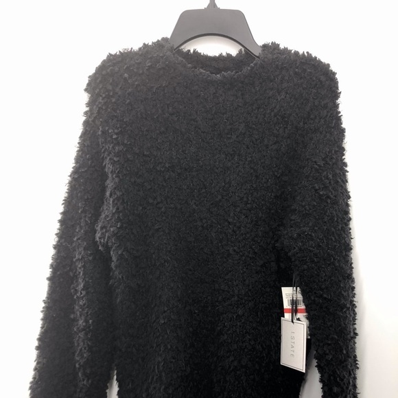 43. NWT 1 State Cozy Scoop Neck Black Sweater - Picture 7 of 8